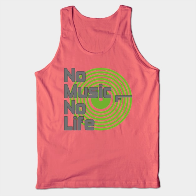 No Music No Life Tank Top by flyinghigh5